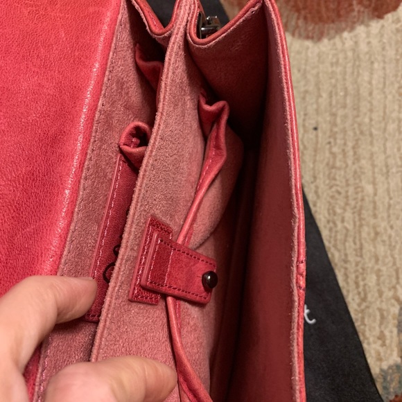 Alice&Olivia Pink Leather Clutch - Picture 8 of 14